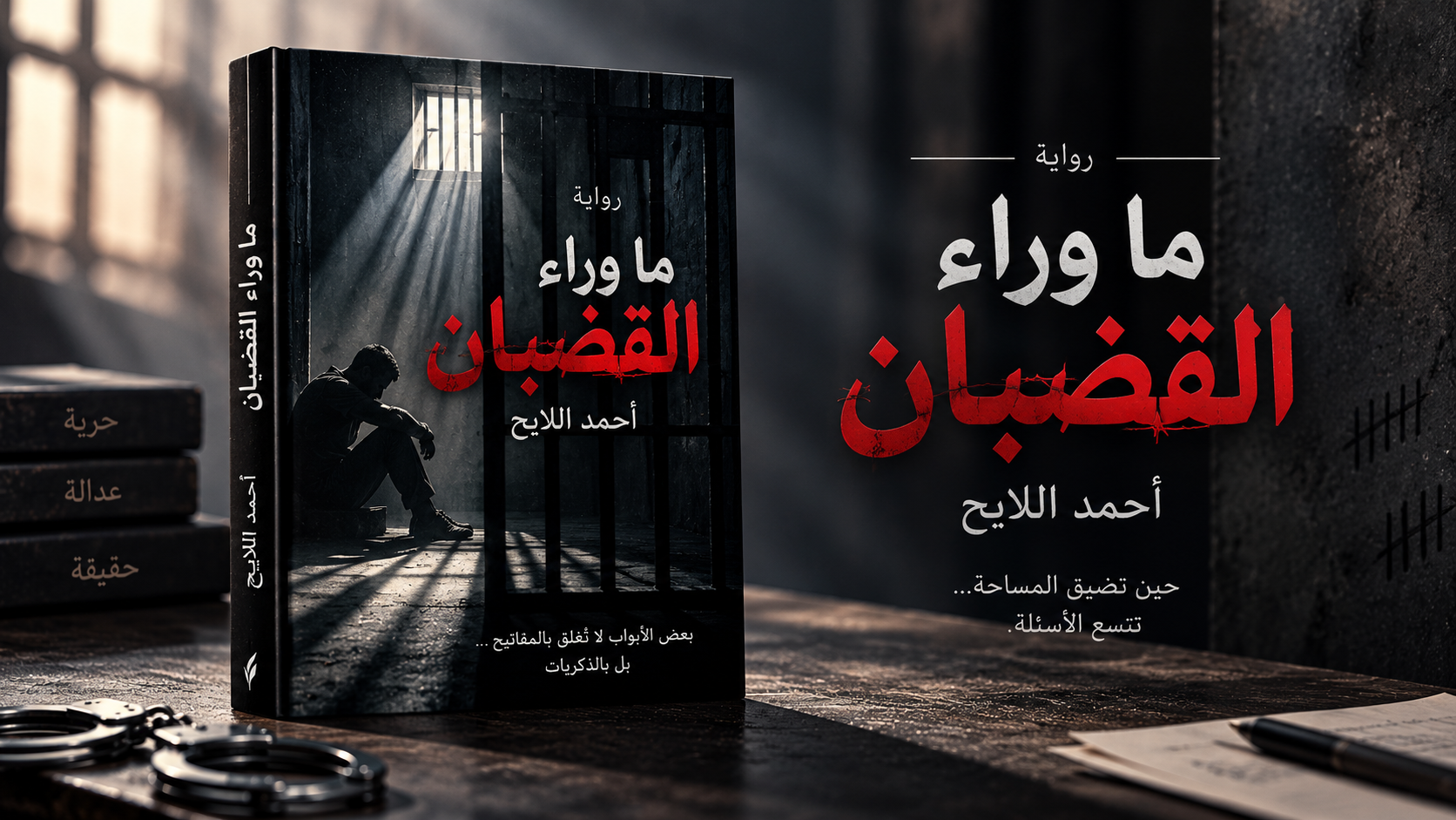 غلاف رواية ما وراء القضبان للكاتب أحمد اللايح