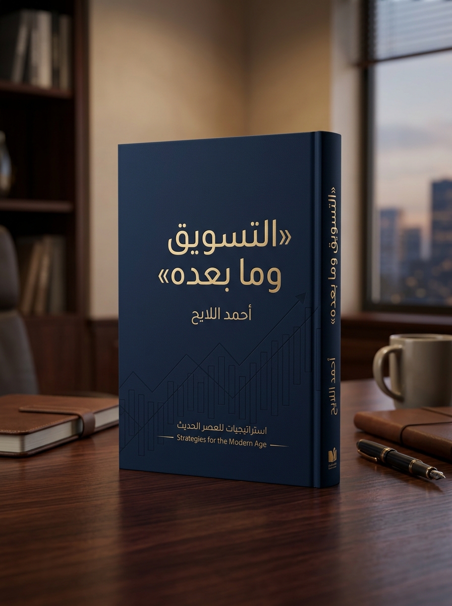 غلاف كتاب التسويق وما بعده للكاتب أحمد اللايح
