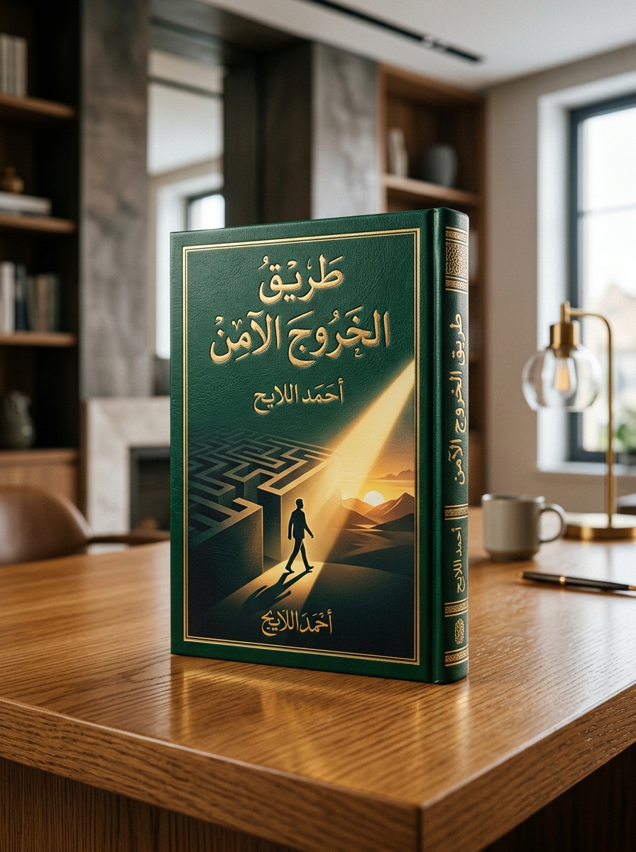 غلاف المجموعة القصصية طريق الخروج الآمن للكاتب أحمد اللايح
